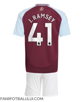 Aston Villa Jacob Ramsey #41 Echipament de Fotbal Replică 2024-25 Copii Acasa (+ Șorturi)